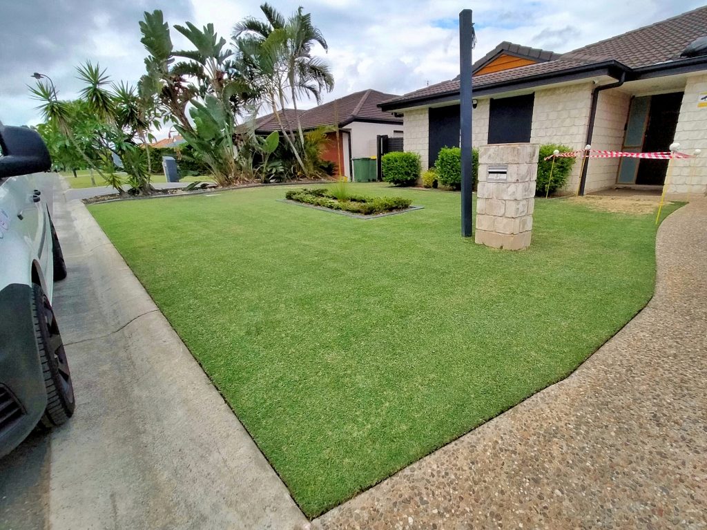 Lush green lawn of a residential property | featured image for Adam - Upper Coomera.